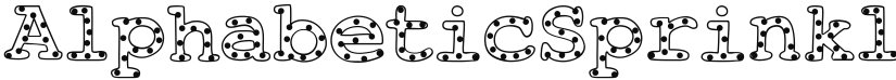 AlphabeticSprinkles font download