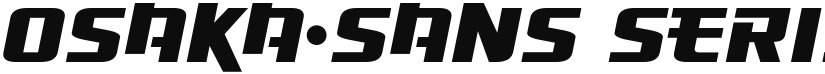 Osaka Sans Serif font download