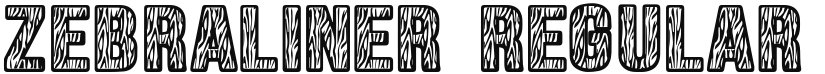 Zebraliner font download