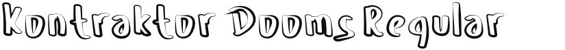 Kontraktor Dooms font download