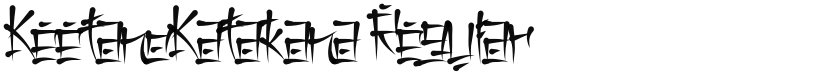 Keetano Gaijin + Katakana font download