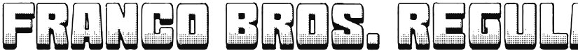 Franco Bros. font download