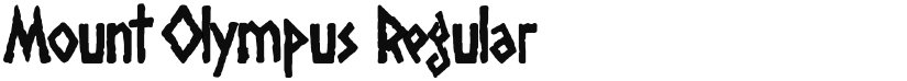 Mount Olympus font download