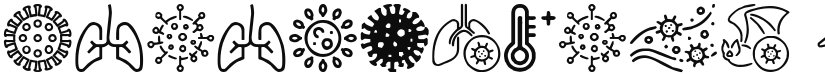 Coronavirus font download