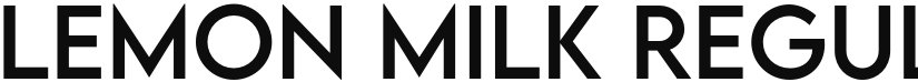 LEMON MILK font download