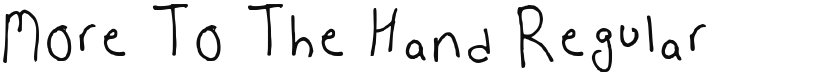 Mor To The Hand font download