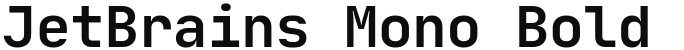 JetBrains Mono Bold