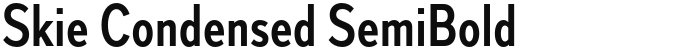 Skie Condensed SemiBold