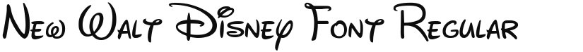 New Walt Disney Font font download