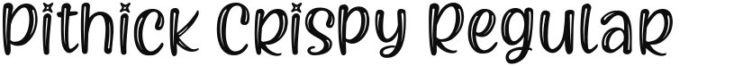 Pithick Crispy font download
