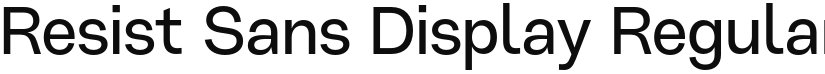 Resist Sans Display font download