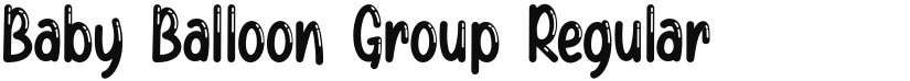 Baby Balloon Group font download