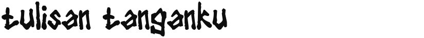 Tulisan Tanganku font download