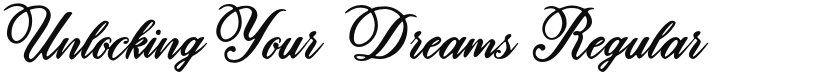 Unlocking Your Dreams font download