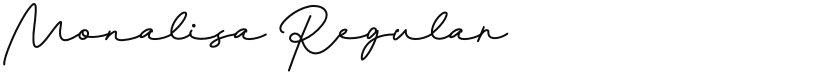 Monalisa font download