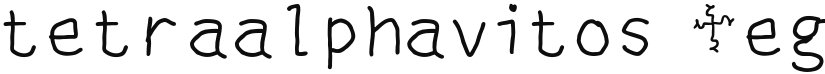 tetraalphavitos font download