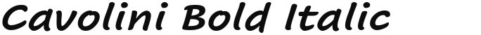 Cavolini Bold Italic