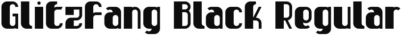 Glitzfang Black font download