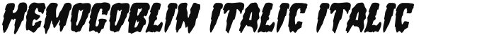 Hemogoblin Italic Italic