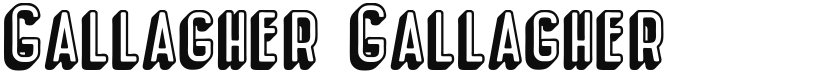 Gallagher font download