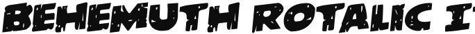 Behemuth Rotalic Italic