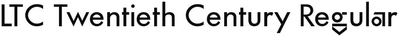 LTC Twentieth Century font download