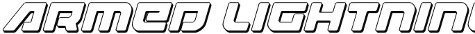 Armed Lightning 3D Italic Italic