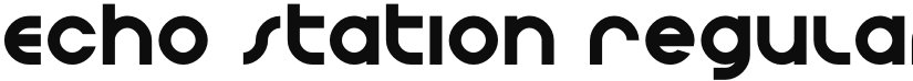 Echo Station font download