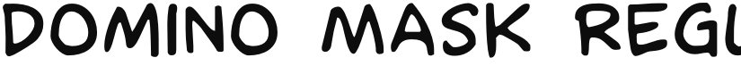 Domino Mask font download