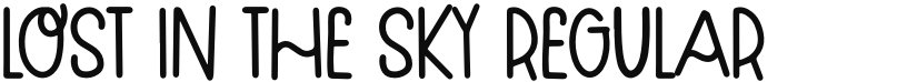 Lost In The Sky font download