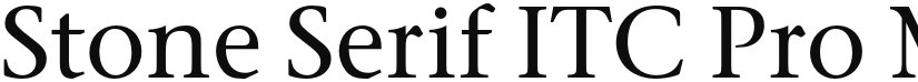 Stone Serif ITC Pro font download