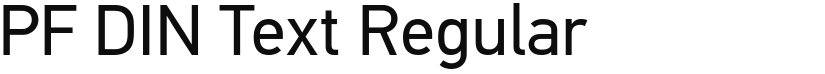 PF DIN Text font download