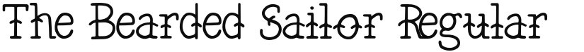 The Bearded Sailor font download
