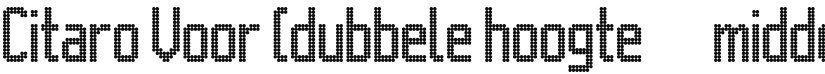 Citaro Voor (dubbele hoogte, midden/dubbel) font download