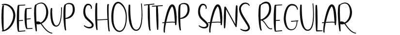 DeerUp Shouttap Sans font download