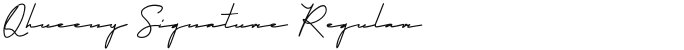 Qhueeny Signature Regular