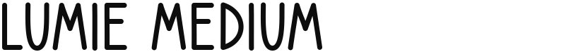 Lumie font download