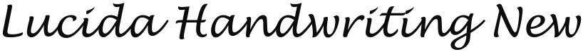 Lucida Handwriting New font download