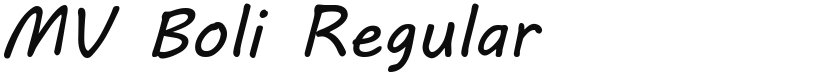 MV Boli font download