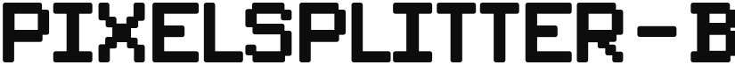 PixelSplitter font download