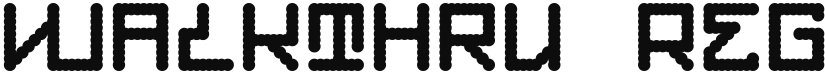 Walkthru font download