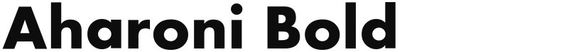 Aharoni font download