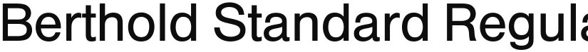 Berthold Standard font download