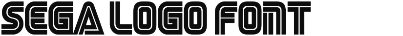 Sega Logo Font font download