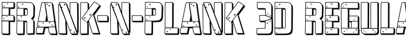 Frank-n-Plank 3D font download