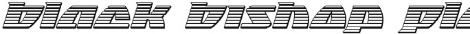 Black Bishop Platinum Italic Italic