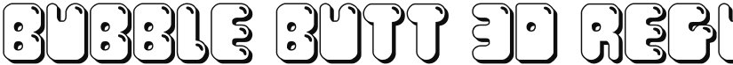 Bubble Butt Academy font download