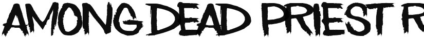 Among Dead Priest font download