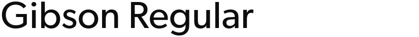 Gibson font download