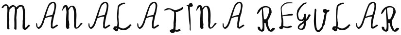 Manalatina font download